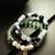mint green black bracelet set
