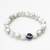white marble evil eye bracelet