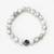 white marble evil eye bracelet