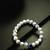 white marble evil eye bracelet