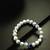 white marble evil eye bracelet
