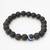black lava evil eye bracelet