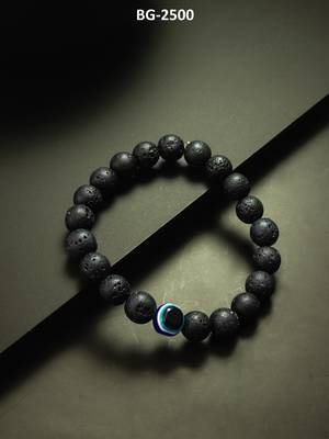 black lava evil eye bracelet 4