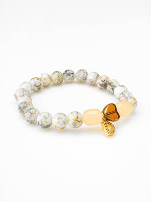 white stone gold bracelet 2