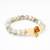 white stone gold bracelet