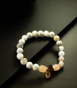 white stone gold bracelet