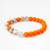 orange symbol charm bracelet