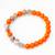 orange symbol charm bracelet