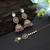 Light pink color kundan earrings tikka set