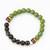 dual tone green bracelet