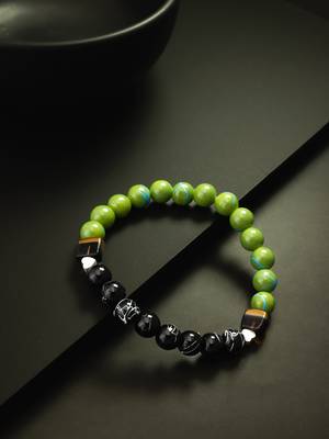 dual tone green bracelet 1