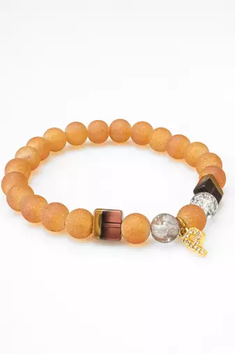 sparkle orange bracelet