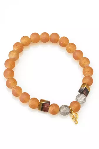 sparkle orange bracelet