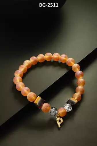 sparkle orange bracelet