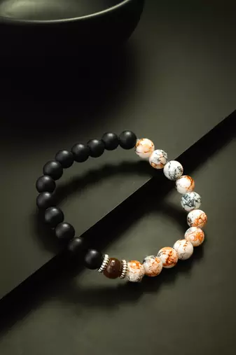 black marble pattern bracelet