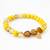 yellow beaded charm bracelet