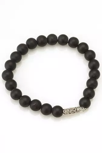 classic matte black bracelet
