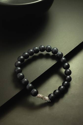 classic matte black bracelet