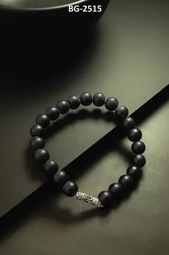 classic matte black bracelet
