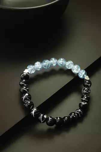 black ice blue bracelet