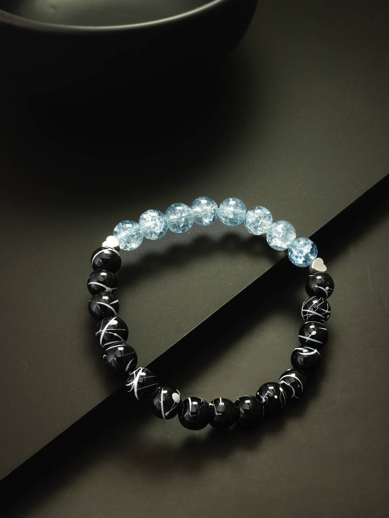 black ice blue bracelet