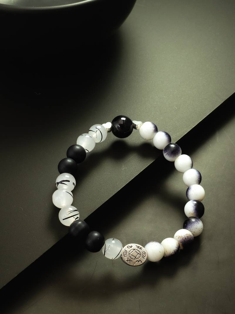black white gradient bracelet