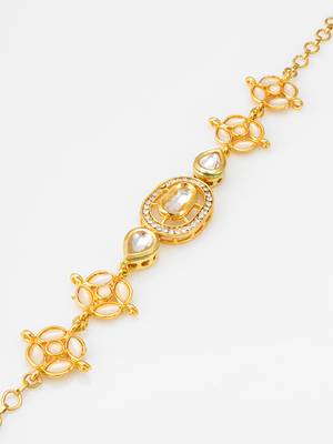 white kundan bracelet 3