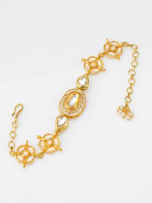 white kundan bracelet 4