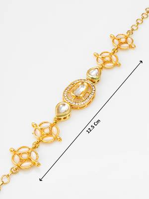 white kundan bracelet 5