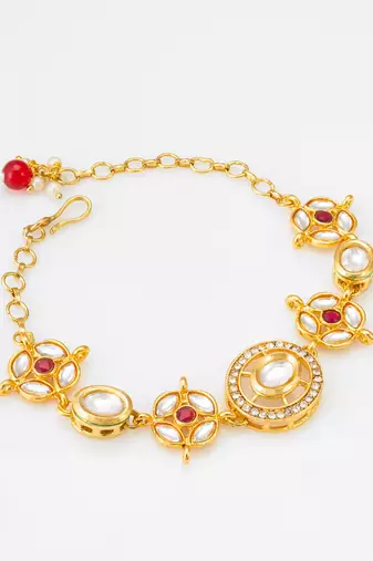kundan crystal bracelet