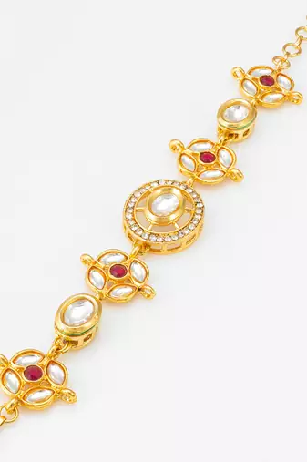 kundan crystal bracelet