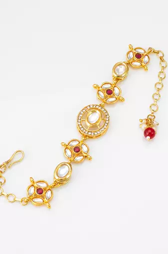 kundan crystal bracelet