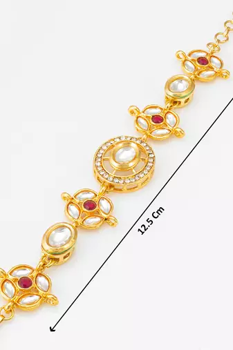 kundan crystal bracelet