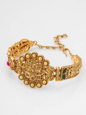 oval floral emerald bracelet 2