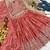 Kids girls pink embroidered silk lehenga choli set with dupatta