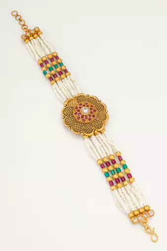 multi strand pearl bracelet