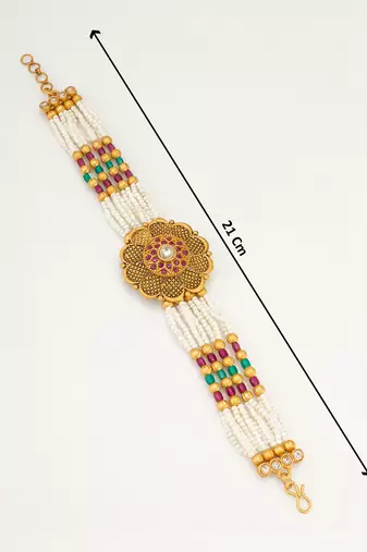 multi strand pearl bracelet
