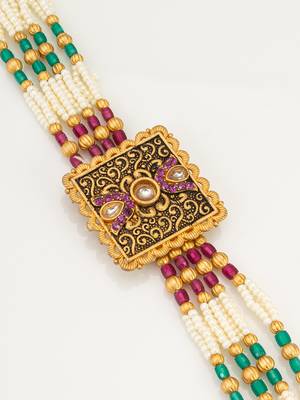 kundan pearl bead bracelet 3