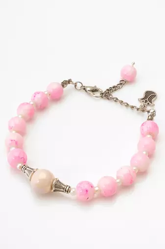 pearl silver accent bracelet