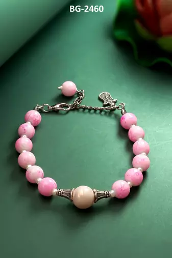 pearl silver accent bracelet