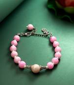pearl silver accent bracelet
