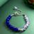 crackle beaded bracelet