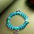 sky blue charm bracelet