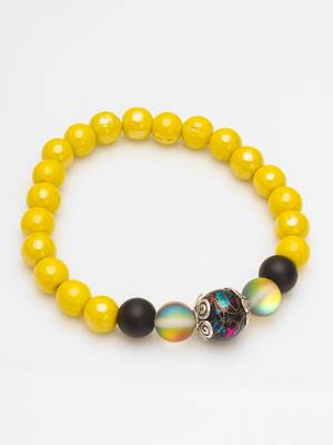 ceramic bead stretch bracelet 2