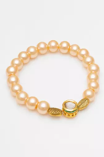 champagne pearl bracelet