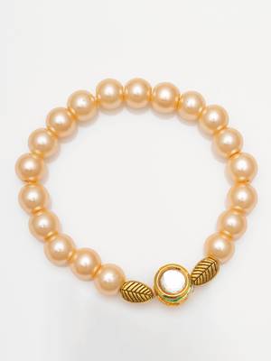 champagne pearl bracelet 2
