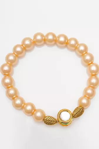 champagne pearl bracelet