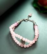 rose pink bead bracelet