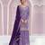 Lavender chinon embroidered sequin salwar suit