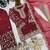 Gmy silk embroidery maroon readymade salwar suit